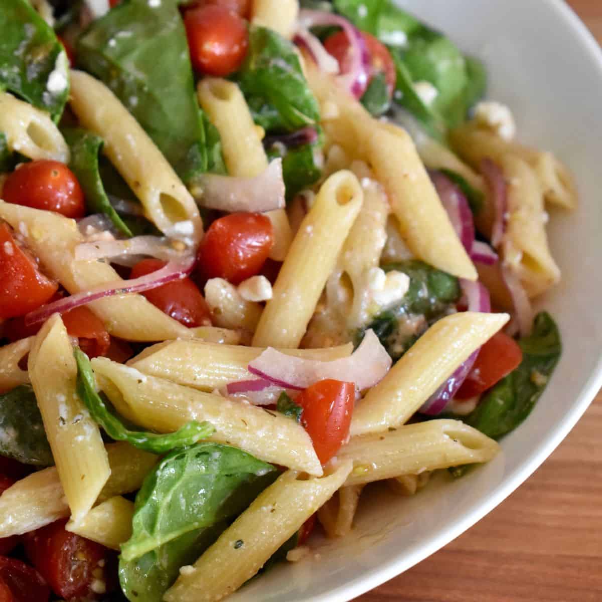 Easy Spinach Pasta Salad: Healthy Lunch & Meal Prep Guide